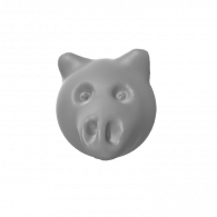 3d model - Reina Pig face