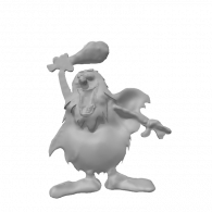 3d model - captain caveman