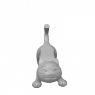 3d model - cat phone stand