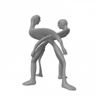 3d model - wonky men