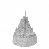 3d model - minas tirith