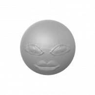 3d model - Woman Face