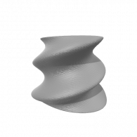 3d model - twist vase