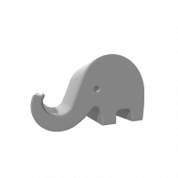 3d model - elefant mobiltarto