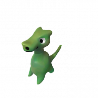 3d model - Cerasve, the tiny dragon