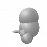 3d model - With tail v 2