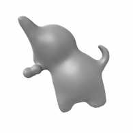 3d model - dog with bone final