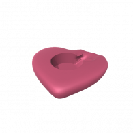 3d model - Heart Candle Holder