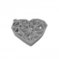 3d model - LLavero Corazon