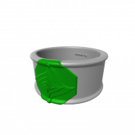 3d model - Emerald Ring