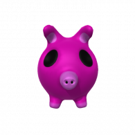 3d model - piggy