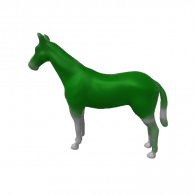 3d model - het paard