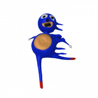 3d model - Scary sanic