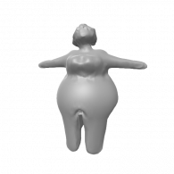 3d model - rare girl