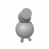 3d model - zaddy pig