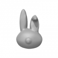 3d model - Bunny head