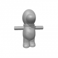 3d model - Brian Legs + Body Pt.8