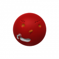 3d model - Angry Face