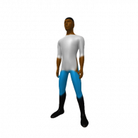 3d model - Afroamerykanin