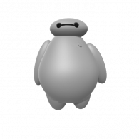 3d model - baymax