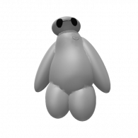 3d model - baymax