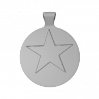 3d model - Star pendant Gk