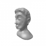 3d model - MAN WITH HAIR 2