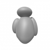 3d model - baymax