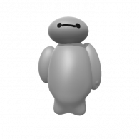 3d model - baymax