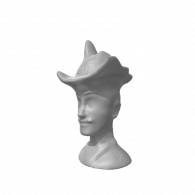 3d model - cwboy hat