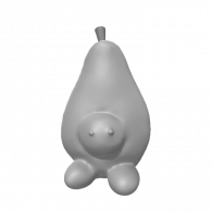 3d model - avocado