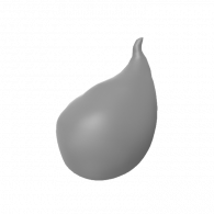 3d model - ghost ghost drop thing