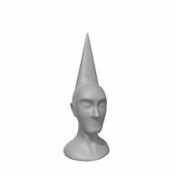 3d model - leopoly head