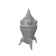 3d model - rakieta