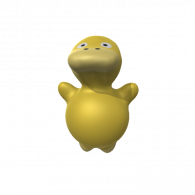 3d model - psyduck