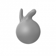 3d model - Apple with Worm