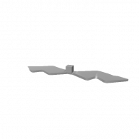 3d model - real wing piece