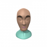 3d model - face