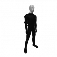 3d model - slender man