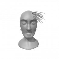 3d model - Ashly face 