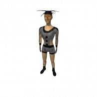 3d model - Woman soldier