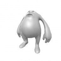 3d model - Grumpy Old Man