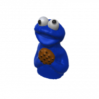 3d model - CookieMonsterColor