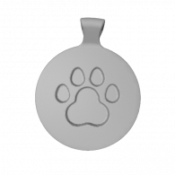 3d model - Round Pendant