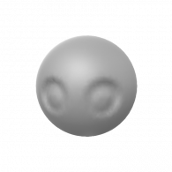 3d model - country ball