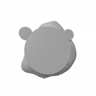 3d model - ears-blob