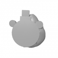 3d model - hat-blob