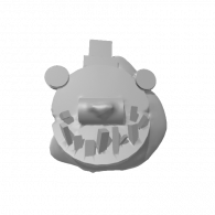 3d model - faceless-blob