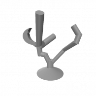 3d model - tree trunk