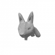 3d model - Lucario Head